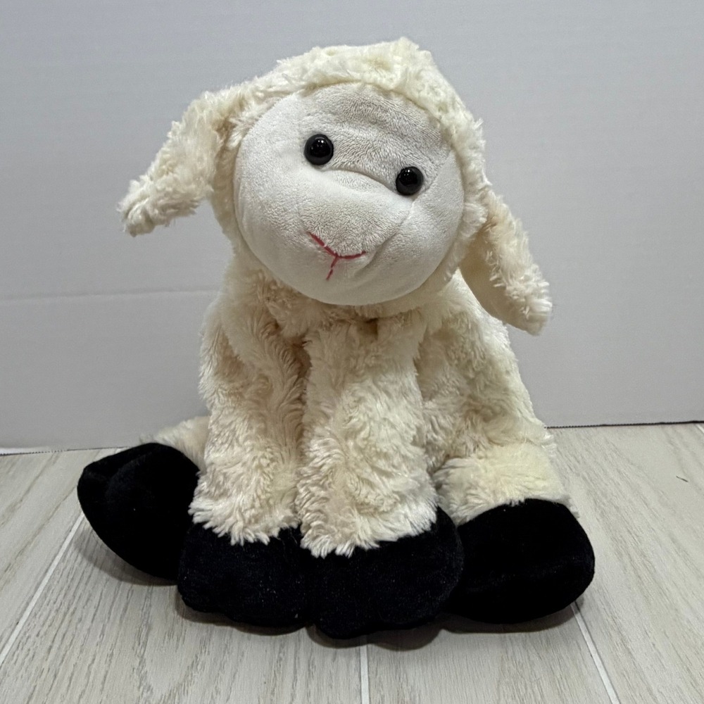 Kohls Cares Lamb Plush Click Clack Moo Sheep Stuffed Animal Bean Bag Story Book